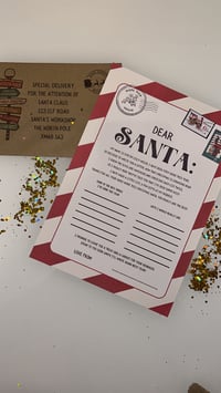 Image 1 of Personalised wish list to Santa 