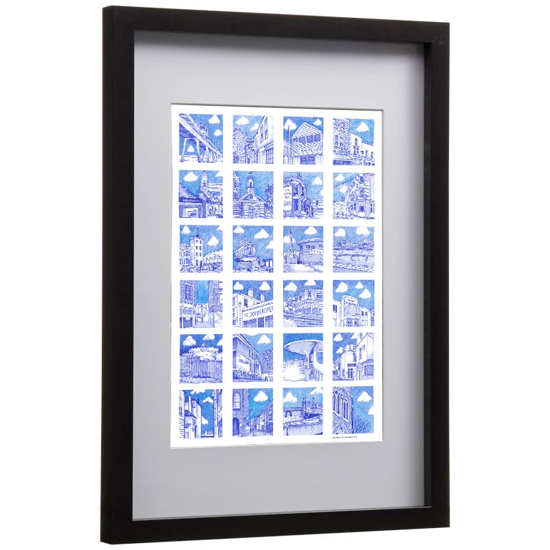 Image of Blue Skies Landscapes of Deal Framed Print