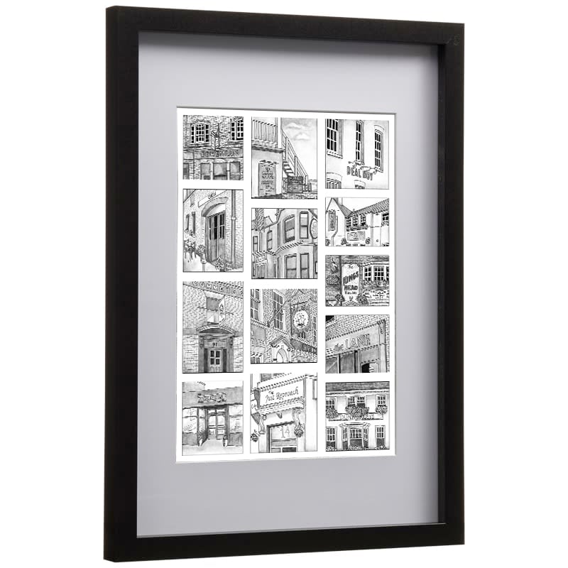 Image of Pubs of Deal Framed Print