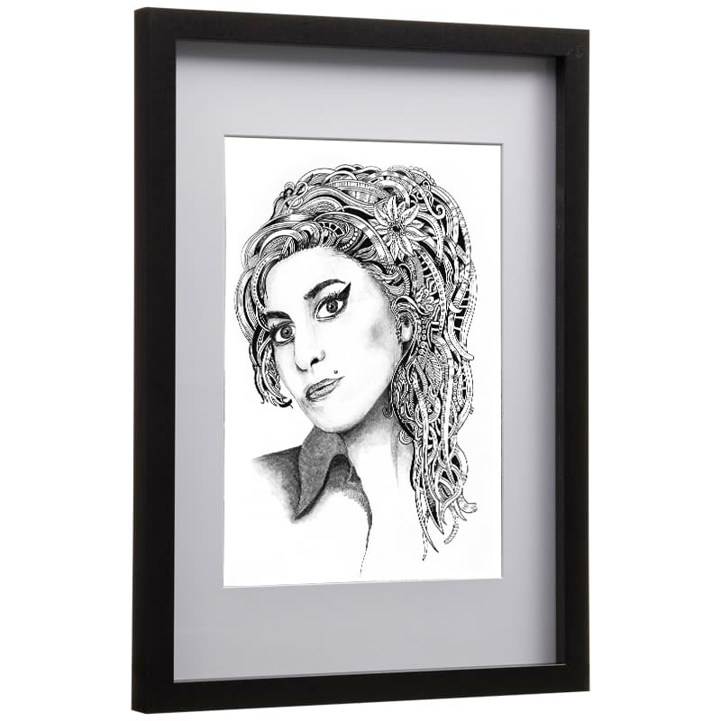 Image of Amy Winehouse Framed Print