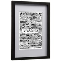 Walmer Street Names Framed Print