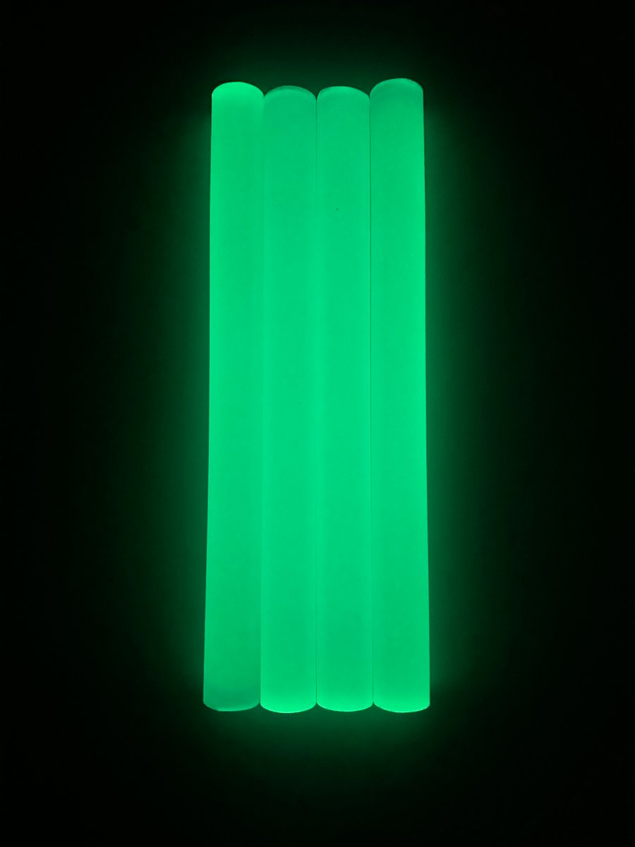 Glow in the Dark Pen Blank Neon Green Acrylic slimline bolt action sierra  new