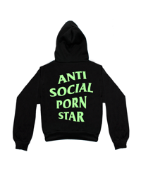 Image 2 of ANTI SOCIAL STAR OVER-SIZED HOODIE