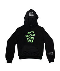 Image 1 of ANTI SOCIAL STAR OVER-SIZED HOODIE