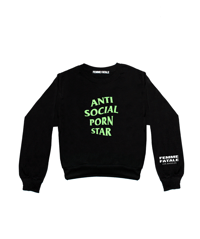 Image 1 of ANTI SOCIAL STAR OVER-SIZED CREWNECK