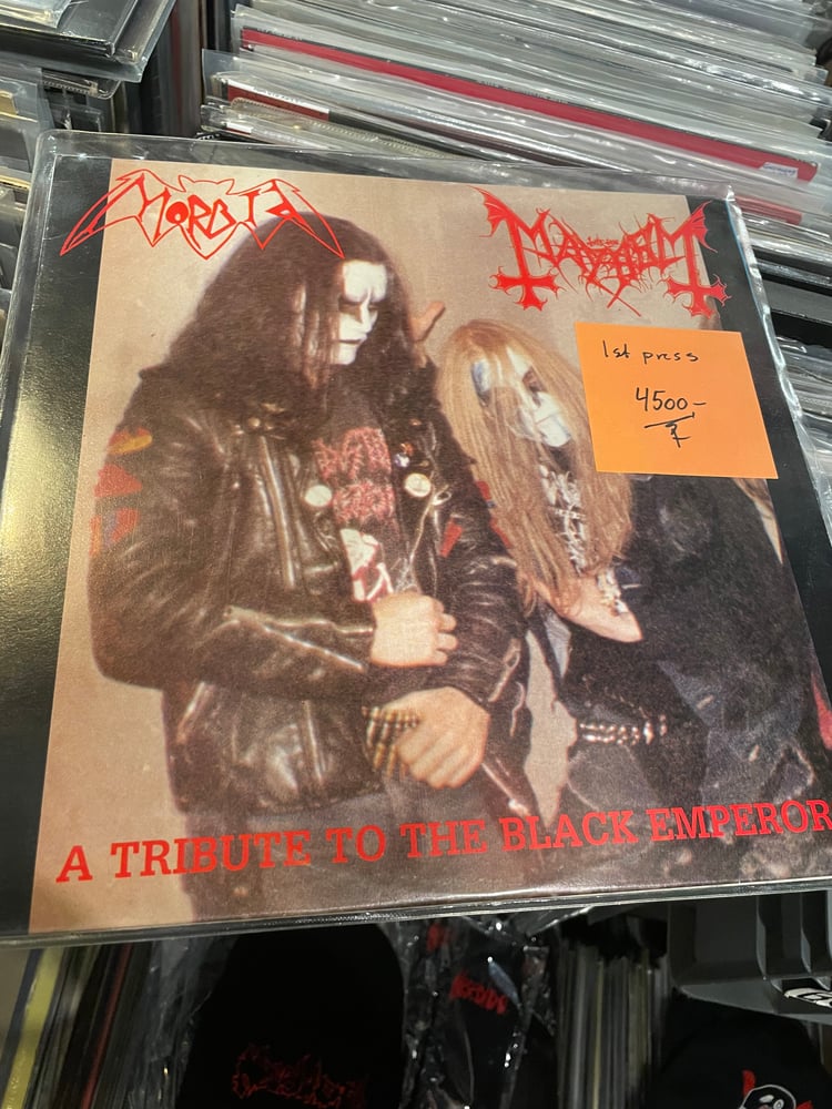 Image of Mayhem/Morbid vinyl 1st press!