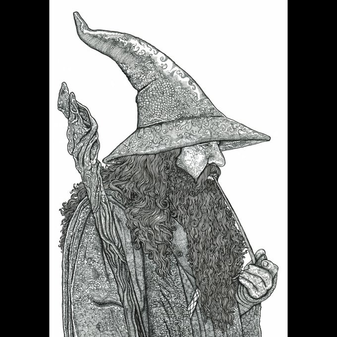 Image of A3 Wize Wizard Print