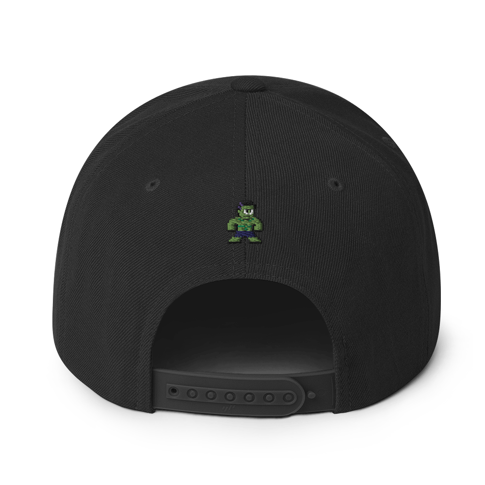 MARVEX-VIOLET PXL LOGO Snapback Hat
