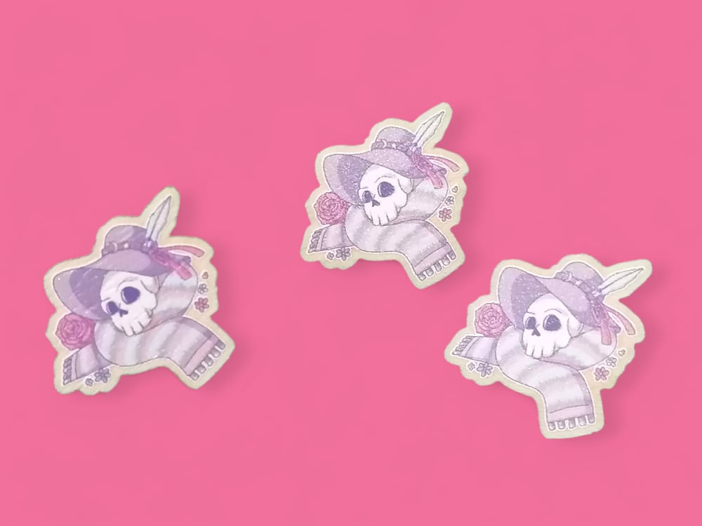 Image of Skull Wooden Pins!