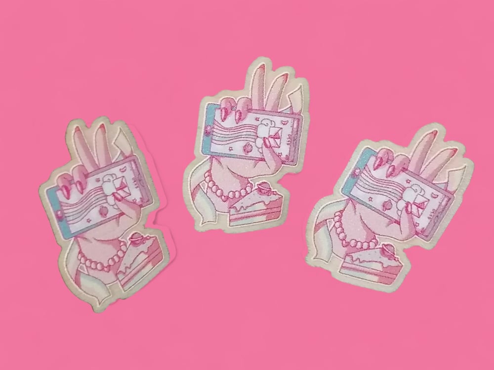 Image of Girly Pop Wooden Pins!