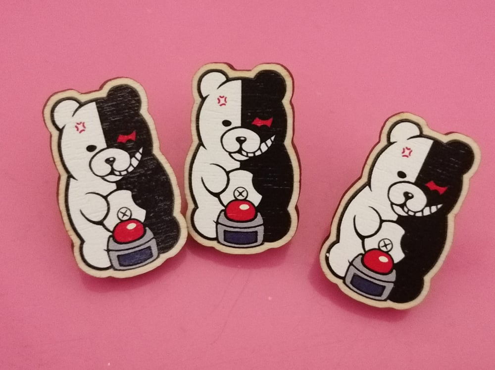 Image of Mono Bear Wooden Pin!