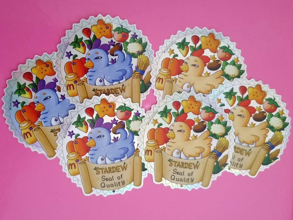 Image of Stardew Seal of Quality Stickers