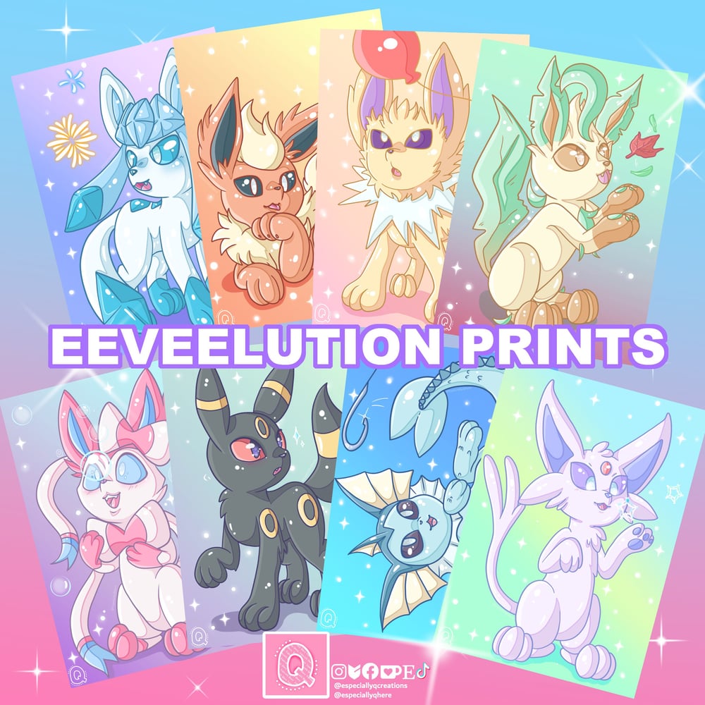 Image of Eevolution Prints!