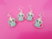 Image 1 of Dimple Ghost Earrings!