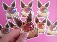 Image 2 of Evolve Eevee Meme Stickers