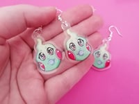 Image 2 of Dimple Ghost Earrings!