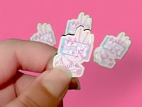 Image 2 of Girly Pop Wooden Pins!