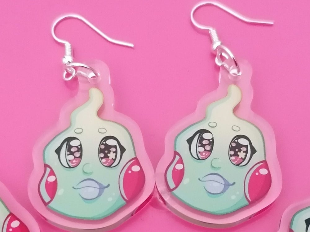 Image of Dimple Ghost Earrings!