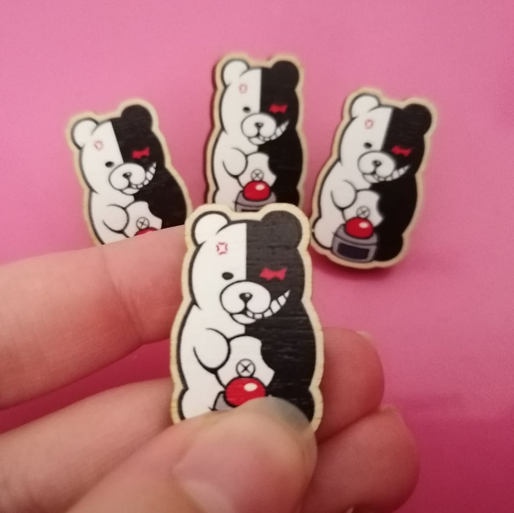 Image of Mono Bear Wooden Pin!