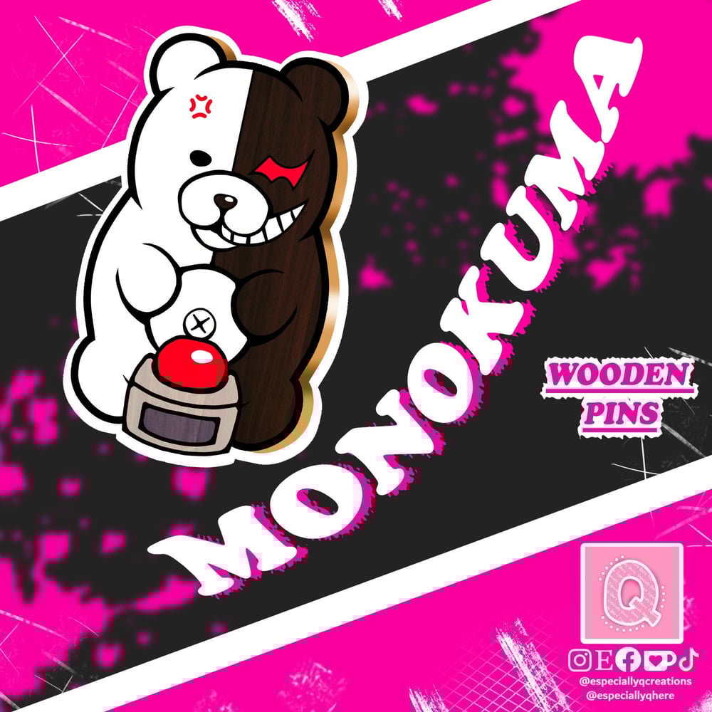 Image of Mono Bear Wooden Pin!