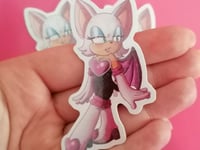 Image 1 of Sparkle Holo Rouge Stickers!