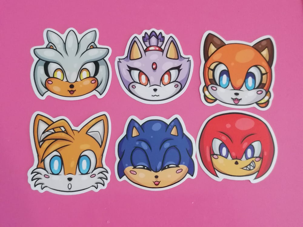 Image of Sonic Team Stickers!