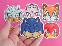 Image 2 of Sonic Team Stickers!