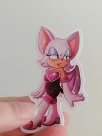 Image 3 of Sparkle Holo Rouge Stickers!