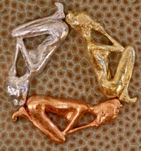 Image 3 of Elfini in 3 Precious Metals & Amoeba