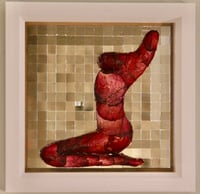 Image 1 of Iris  in Red Petals & Mirrored