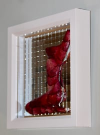 Image 5 of Iris  in Red Petals & Mirrored