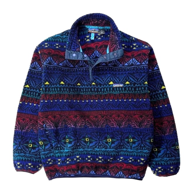 Vintage '97 Patagonia Synchilla Snap T - Tradewinds Blueberry