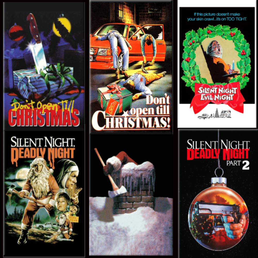 CHRISTMAS HORROR MOVIE POSTERS