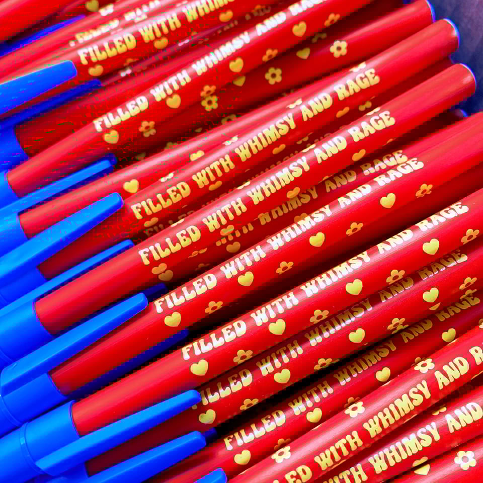 I Hate It Here Ballpoint Pen krystan saint cat