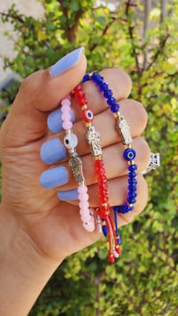 Image 1 of Beaded San Juditas Ojito Bracelets 