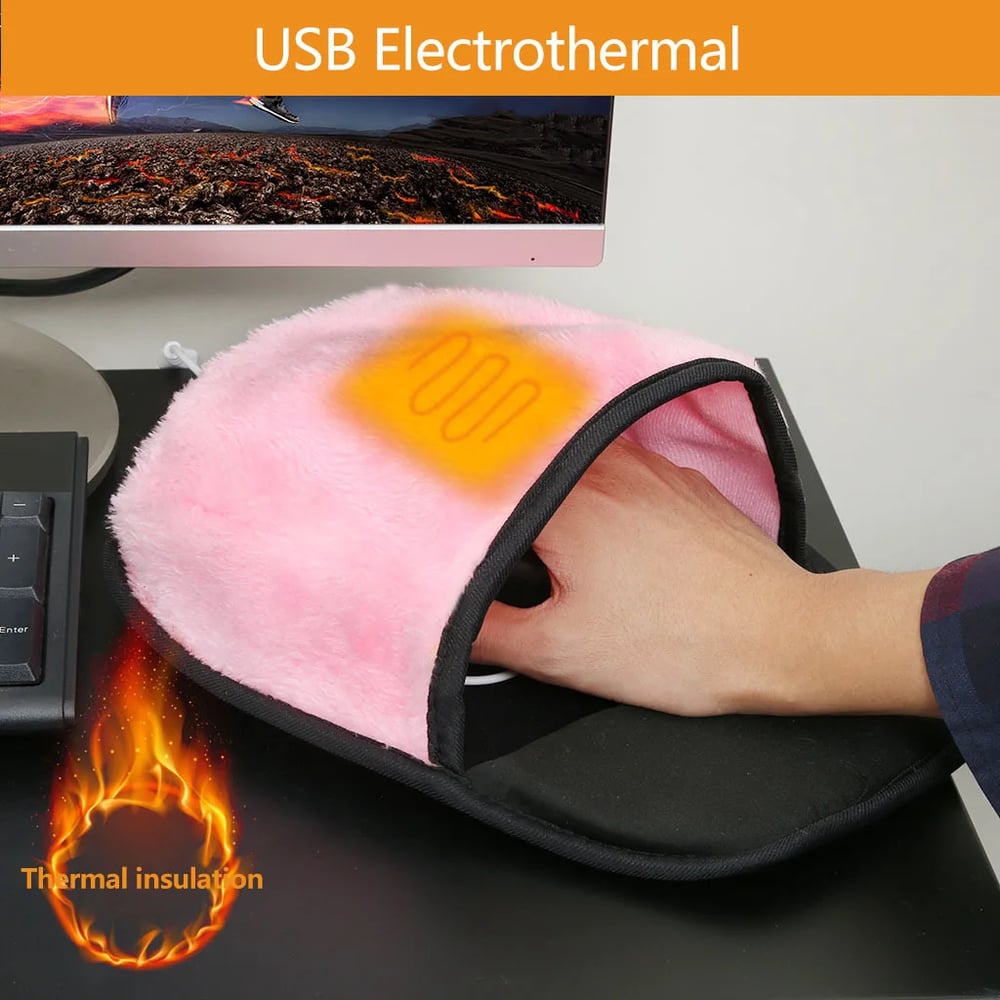 USB Electrothermal Mouse Pad Warmer 