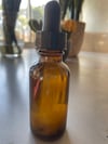 Lavender body oil.  Helps correct pigmentation and keep skin soft