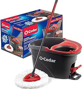 Hands Free O-Ceder Foot activated Pedal Spinning Mop Bucket System 