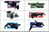 Color Orcas Series Art Print