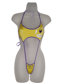 Yellow Plumber monokini (Wario inspired)