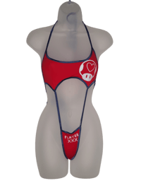 Red Plumber monokini (Mario inspired)