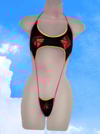  Black Bungee Gum monokini (Hisoka inspired)
