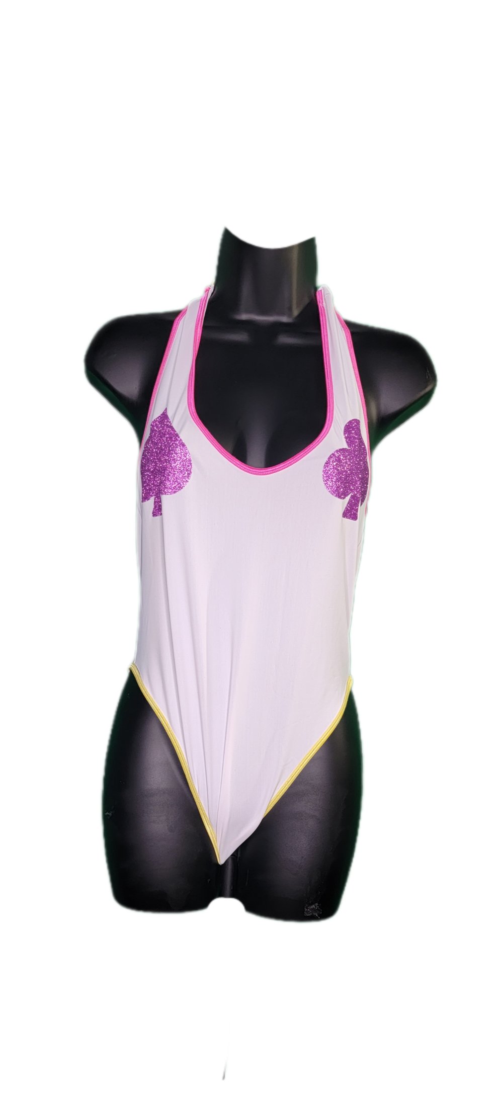 White Bungee Gum bodysuit (Hisoka inspired)