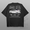 Cars and Clo - Regular Fit Black - BMW F80 M3 Blueprint T-Shirt