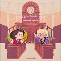 Image 2 of Ace Attorney: Enamel pins