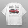 Cars and Clo - Regular Fit White - BMW F80 M3 Blueprint T-Shirt
