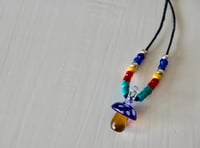 Image 2 of Glass Mushie Necklace 