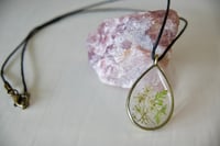 Image 2 of Queen Anne's Lace Wildflower Necklace
