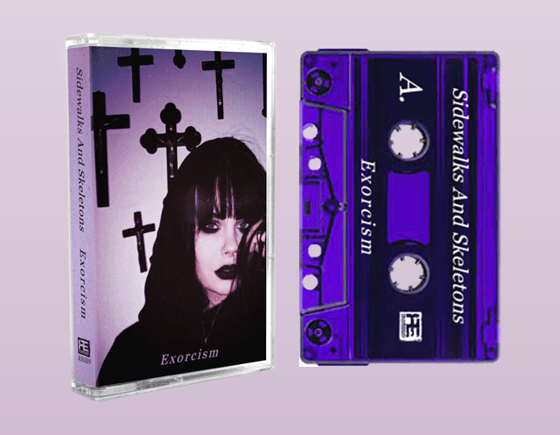 Image of Sidewalks And Skeletons  'Exorcism' cassette tape