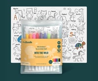 Image 1 of Hey Doodle Reusable Mat Into the Wild